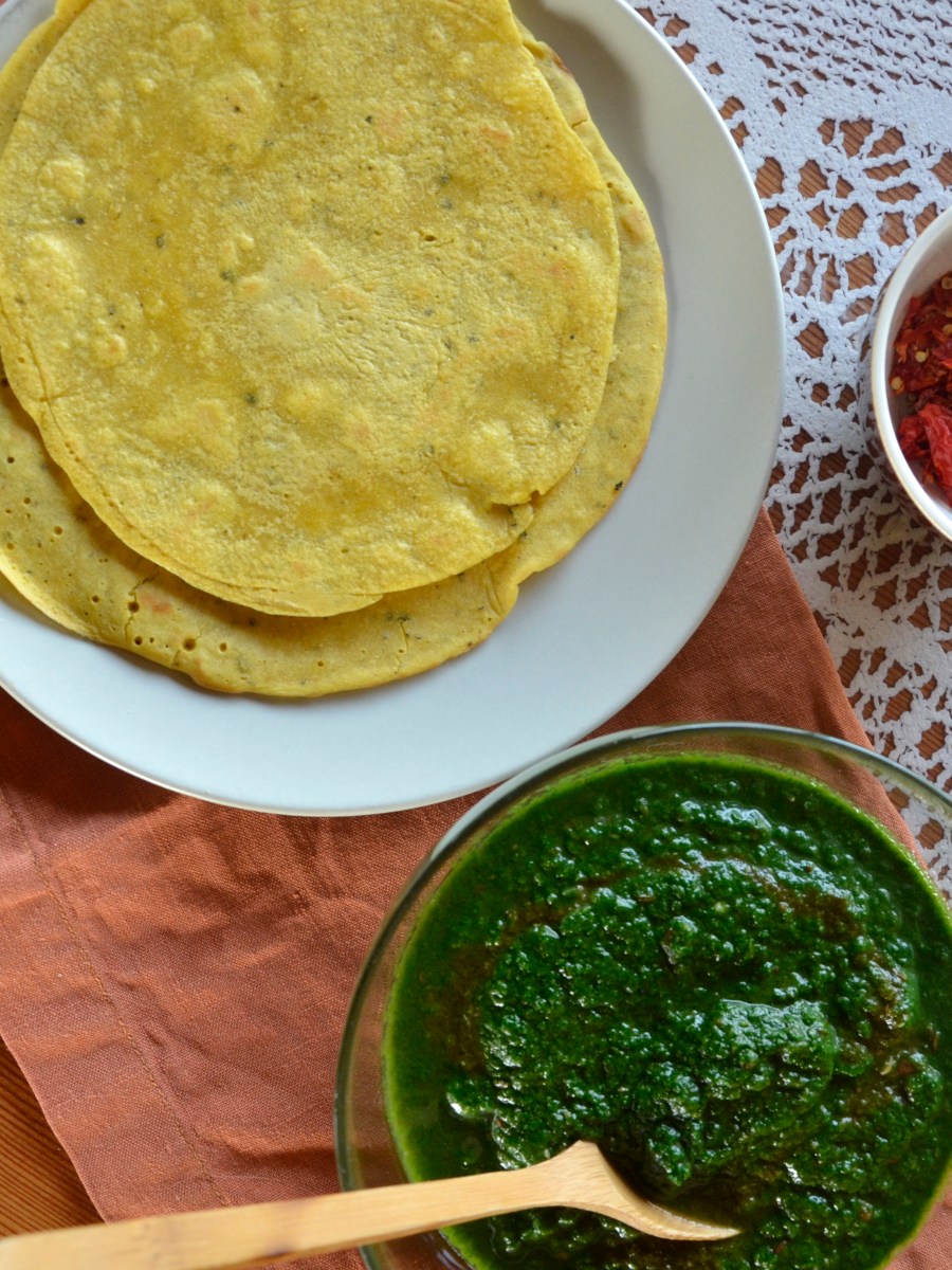 Indian simplicity: Chickpea Crepes with&nbsp;Palak